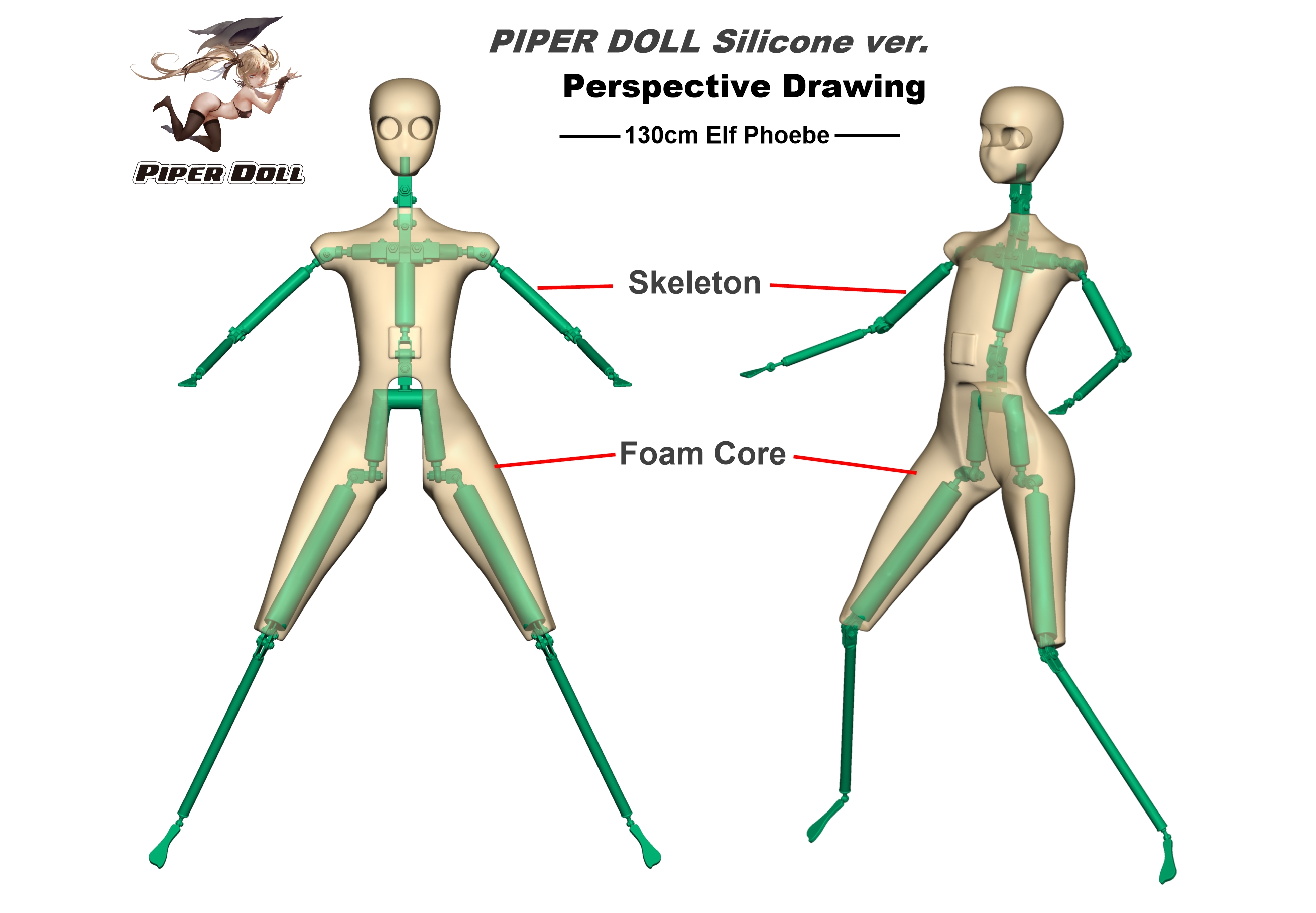 Piper Doll 130cm Silicone Phoebe Elf